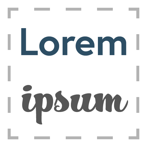 Icon of Lorem Ipsum for Adobe Express